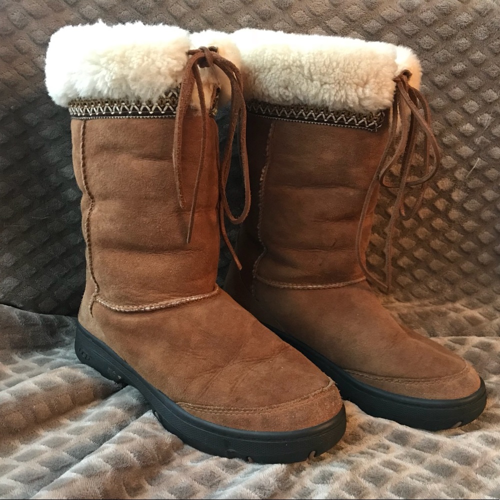 UGG AUSTRALIA Ultimate Cuff Sheepskin Boots